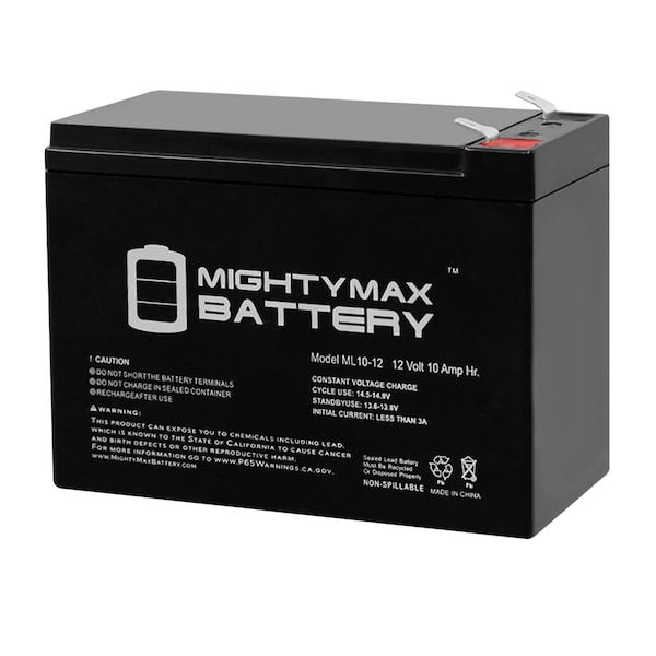 Mighty Max Battery 12V 10AH SLA Battery for Generac GP15000E Portable Generator ML10-1209 - main